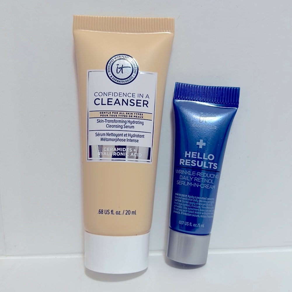 IT cosmetics cleanser & cream